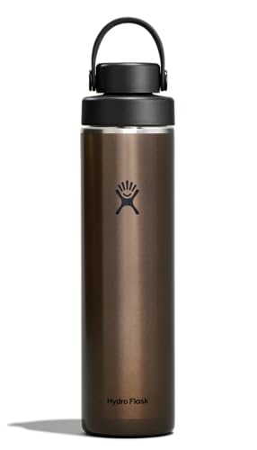Hydro Flask Lightweight Obsidian 24 oz Wide Flex Chug Cap Stainless Water Bottle
