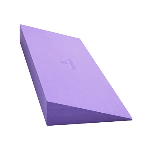 Yoga Wedge for Sensitive Wrists - Durable Support - Purple