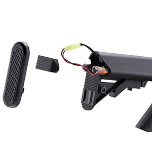 9.6V 1600mAh NiMH Airsoft Battery with Dean T Plug - Nunchuck