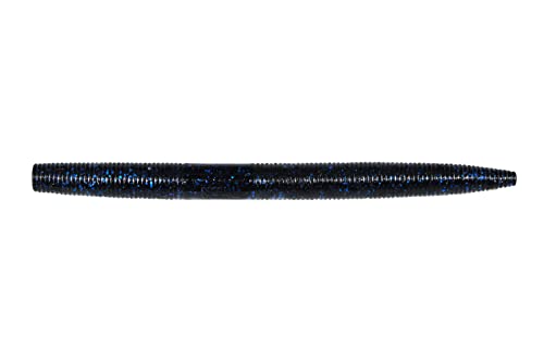 Lunker Log Soft Plastic Stick Bait - 5 Inch - Black Blue Flake