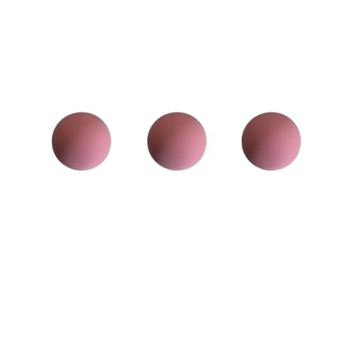 Rubber Handballs - 2 1/4 Inch, Pack of 3, Pink