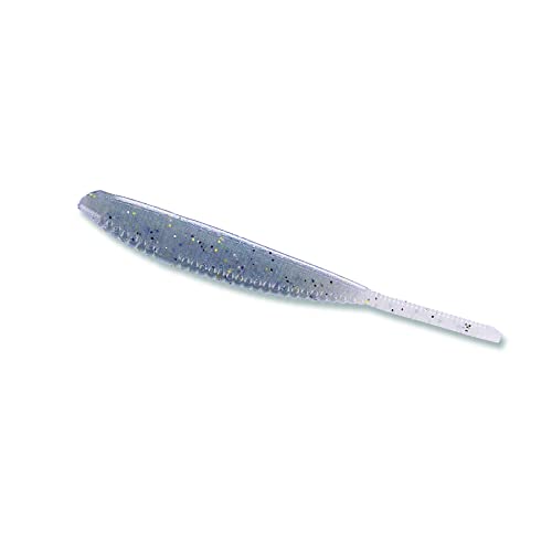 3.75" Shad Shape Worm Fishing Bait - Natural Shad - 10 Pack