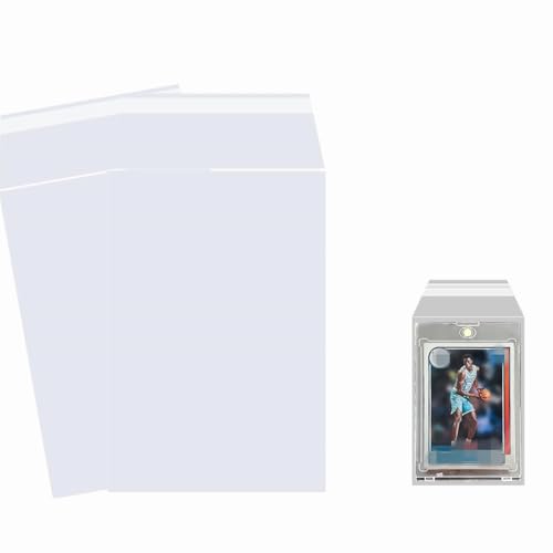 200PCS Resealable Card Sleeves for Magnetic Holders 35PT-130PT