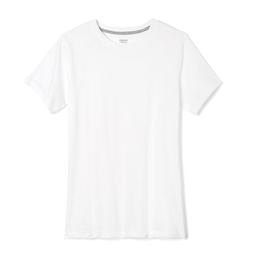 Boys' Short Sleeve Crewneck Tee - 4T / White