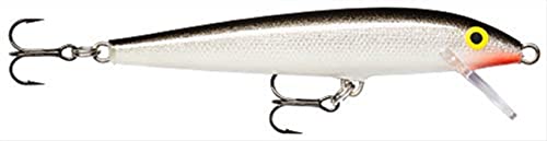 2" Silver Balsa Minnow Lure – Topwater & Shallow Bait