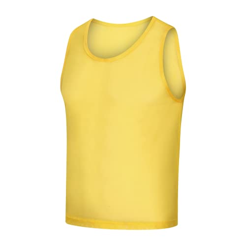 Practice Scrimmage Vests for Kids & Adults - 12 Pack