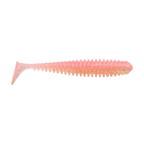 PowerBait Saltwater Power Swimmer Soft Plastic Bait - 4.3" Pink Flash