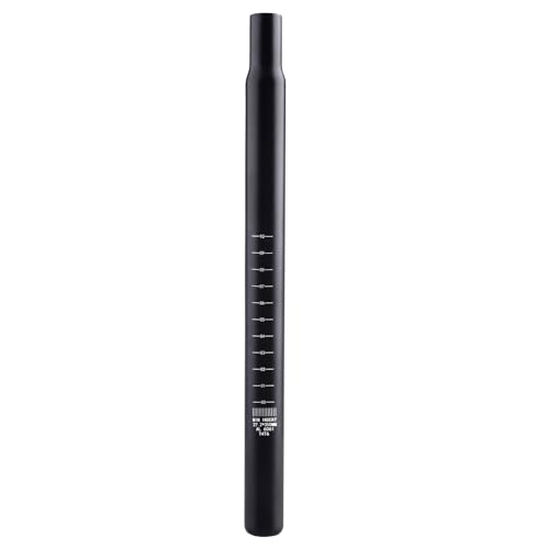 25.4mm Bicycle Seatpost - Aluminum Alloy 350mm - Black