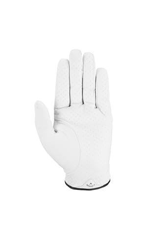 Golf Glove - Callaway Dawn Patrol - Genuine Leather - Left Hand - Large - White 2024