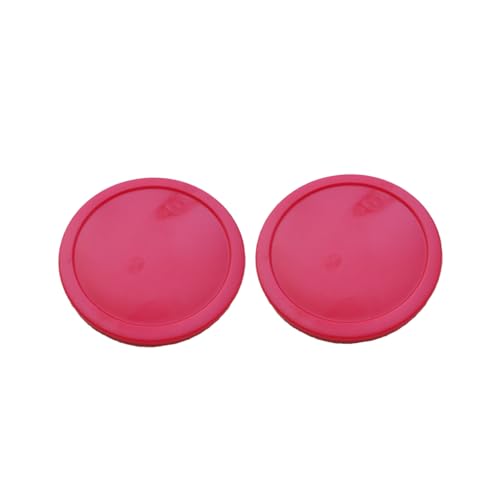 Air Hockey Pucks Set of 2 - 3.25-Inch Heavy-Duty 7mm Thick