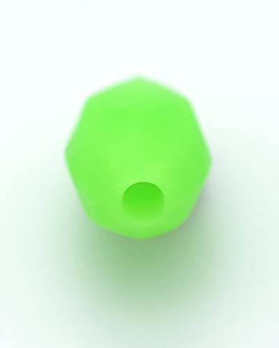 Glow Fishing Bead Oval Bait - Luminous Line Stopper 2.5mm, 50pcs