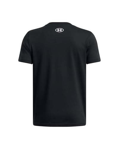 Kids Sportstyle Left Chest Short Sleeve T-Shirt - Large Black & White