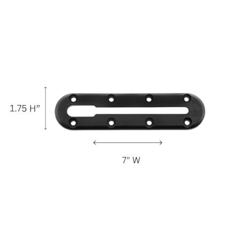 Scotty 440-BK-4 Low Profile 4-Inch Track for Kayak & Marine Accessories