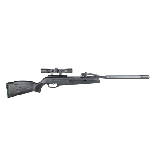 Gamo Swarm Whisper .22 Caliber Break Barrel Air Rifle - 10-Round Magazine, Whisper-Quiet Shooting, Scope Included