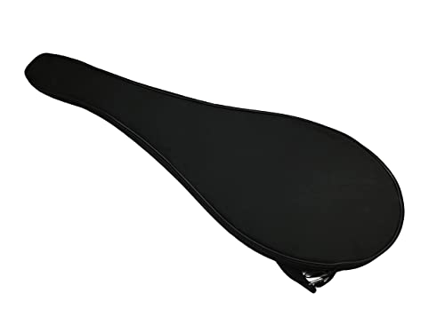 Silfrae Single Tennis Racket Cover – Lightweight Padded Bag, Black Small