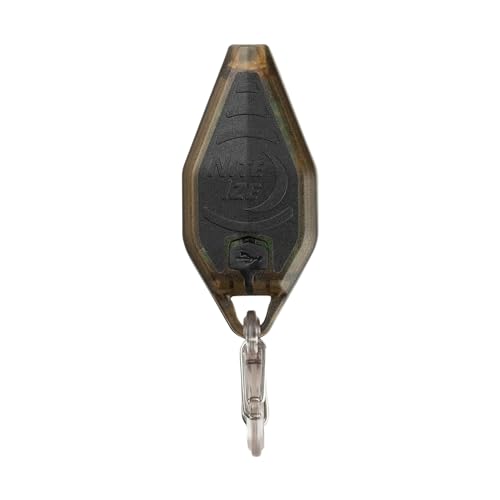 Nite Ize Radiant Rechargeable Microlight - Rechargeable Keychain Flashlight with LED Light - Microlight for Travel, Camping, Car Key Keychain & House Key Keychain - 12 Lumen Light