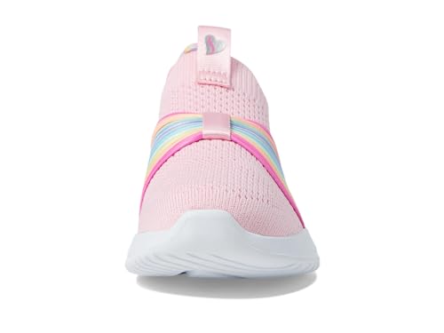 Skechers Girls' Ultra Flex 3.0 Sweet Ties Sneakers - 11.5 Little Kid Pink/Multi