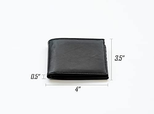 NHL Laser Engraved Billfold Wallet - Edmonton Oilers Black