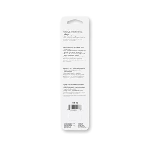 1.5x Bar Magnifier with Guide Line - MagniRead MR-25