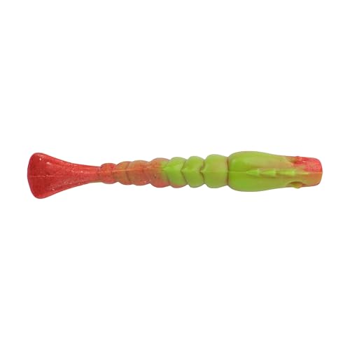 Saltwater Turbo Shrimp Soft Plastic Bait - 4" Nuclear Chicken
