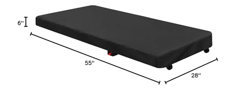 Aynaxcol Under Desk Treadmill Cover 420D Walking Pad Covers Waterproof Protective Dust-Proof for Home Walking Treadmill Indoor Outdoor Office Under Desk Running Machine (Black 55 x 28 x 6 Inch)