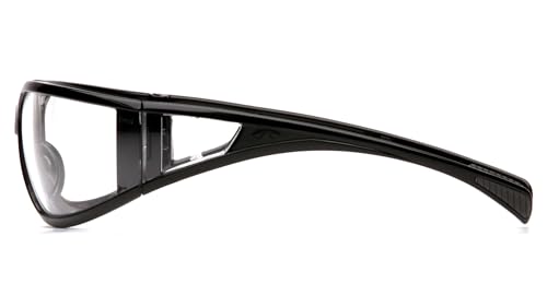 Exeter Safety Glasses - Clear H2x Anti-Fog Lens & Black Frame
