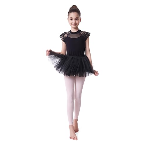 Girls' Opaque Footless Dance Tights, Ultra Soft - Pink, 11-13 Years