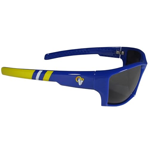 Los Angeles Rams Edge Wrap Sunglasses - Smoke