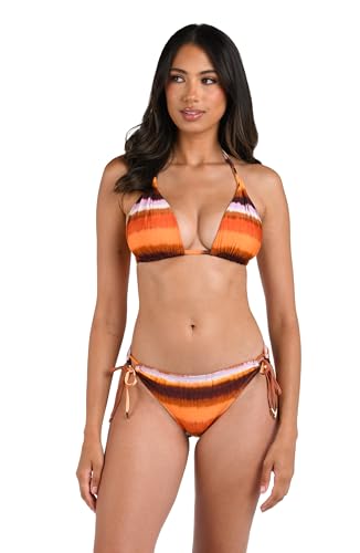 La Blanca Women's Halter Bikini Swimsuit Top - Sunset Upon the Horizon (Variation 8)