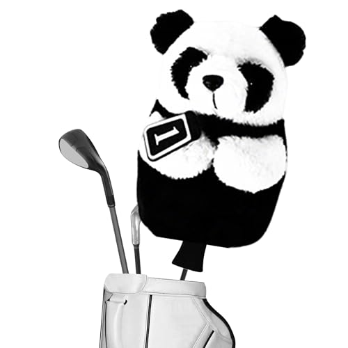 Panda Golf Driver Head Cover - Plush Animal Golf Club Protector for Men & Women