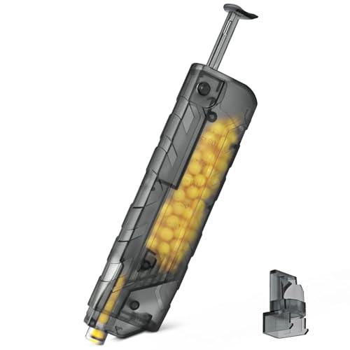 Airsoft Speed Loader for 6mm BBs - 100 Rounds Capacity with Adapter