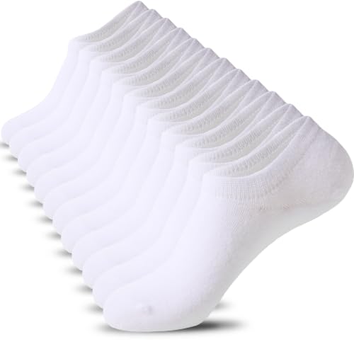 Nroktia 6/10 Pairs Non-Slip No Show Socks Men's & Women's Low-Cut