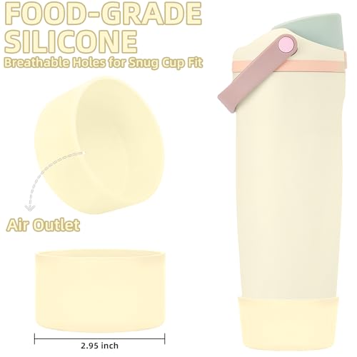 Silicone Boot for Owala 30oz & 40oz Bottles - Cream (2 Pack)