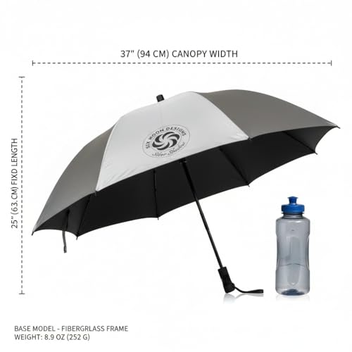 Six Moon Designs Silver Shadow Hiking Umbrella UPF 50+ Sun & Rain Protection Ultralight