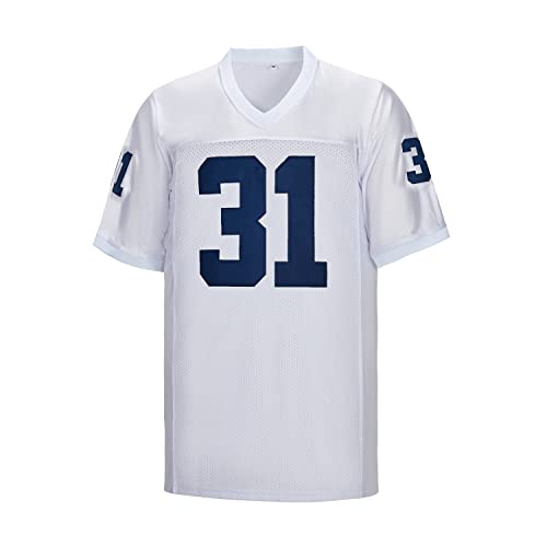 Men's No Name Football Jersey - White Stitched, 3X-Large