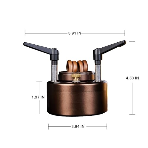Portable Camping Stove with 200ml Alcohol Tank, Lightweight Backpacking Burner