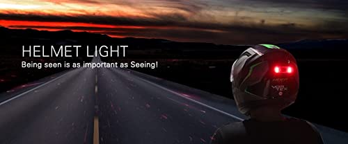 VERSATTA Helmet Light Version 1 - USB Rechargeable LED Motorcycle & Bike Rear Safety Light