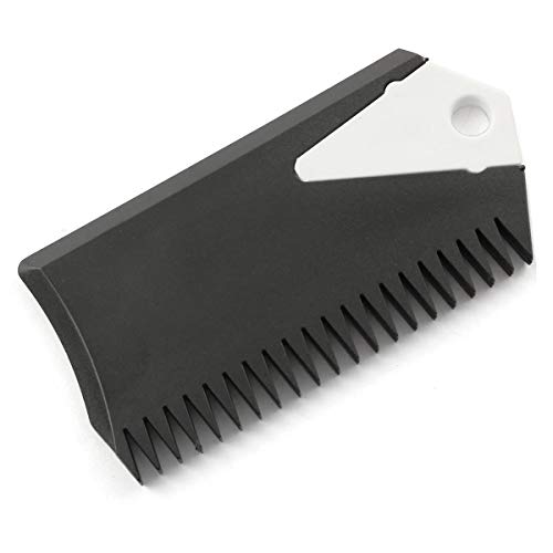 Surfboard Wax Comb - Serrated Edge, Non-Slip Design, 81x40mm