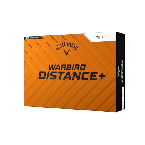 Callaway Warbird Distance Golf Balls - One Dozen, White, Max Distance