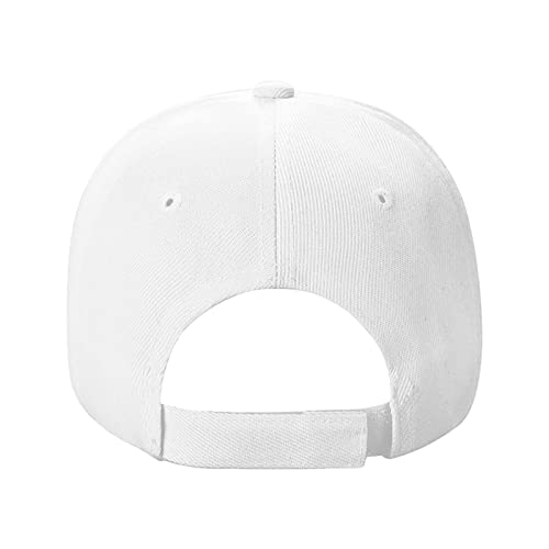 Custom White Hats for Men and Women - One Size