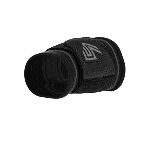 Shock Doctor Compression Knit Wrist Sleeve with Strap - Black/Grey, Medium, Support Brace