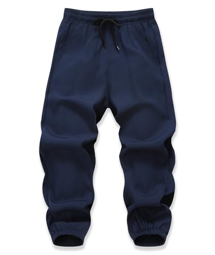 Toddler Quick Dry Hiking Pants - Lightweight Athletic Jogger, 2T Dark Blue