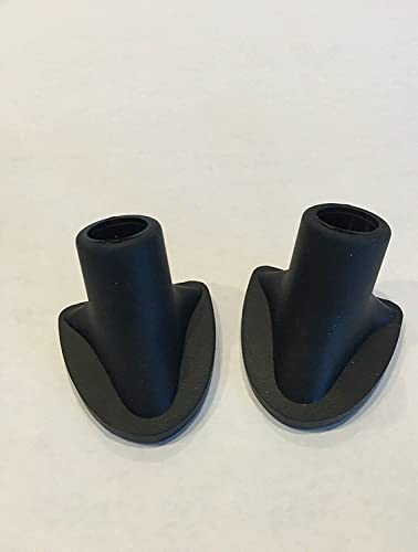 Golf Bag Stand Replacement Feet - Black Rubber Gator Feet