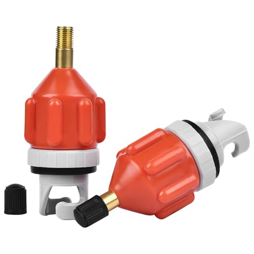 2PCS Universal SUP Pump Adapter - Leak-Proof Valve Connector for Kayak & Boat