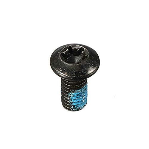 M5x10mm Steel Disc Brake Rotor Bolts for MTB - 12 Pack - Black