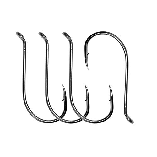 4# Octopus Fishing Hooks - 100pcs High Carbon Steel Circle Hooks
