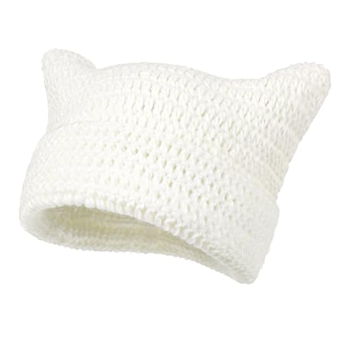 Women’s Soft Knit Winter Beanie - One Size, White