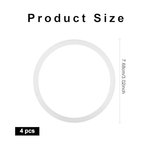 4-Pack Replacement Lid Gaskets for Stanley 40oz Tumbler - Silicone