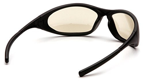 Zone II Safety Glasses - Matte Black Frame with Indoor/Outdoor Mirror Lens