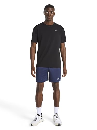 Reebok Men's Viper 2.0 7” Shorts - Medium / Vector Navy Heather, Lightweight Mesh